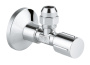 Угловой вентиль GROHE 1/2-3/8 для подключения смесителей, хром (22037000)