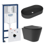 Комплект инсталляции GROHE Rapid SL NW0145/S с унитазом Aqueduto CONE Plus CONT0240 и раковиной Aqueduto ESPIRAL ESP0240 (NW0457)