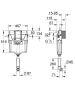 Смывной бачок скрытого монтажа для унитаза GROHE GD2 (38661000)