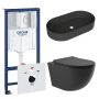 Комплект инсталляции GROHE Rapid SL NW0145/S с унитазом Aqueduto OVO OVO0140 и раковиной Aqueduto ESPIRAL ESP0240 (NW0465)