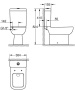 Смывной бачок GROHE Bau Edge Ceramic, наполнение снизу (39861000)