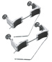 Ножки для встраиваемых ванн GROHE, (49115000)