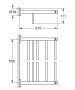 Полочка для полотенец GROHE Essentials 550 мм, холодный рассвет матовый (40800GN1)