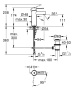 Смеситель для раковины GROHE Essence с донным клапаном, S-size, хром (23379001)