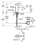 Смеситель для раковины GROHE Essence с донным клапаном, S-size, хром (23589001)