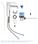 Смеситель для раковины GROHE Essence с донным клапаном, S-size, хром (23589001)