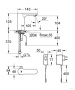 Смеситель для раковины GROHE Get E инфракрасный, хром (36366000)
