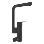 Смеситель для кухни GROHE Eurosmart с запорным клапаном, матовый чёрный (317872431)