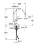 Смеситель для кухни GROHE Euroeco, хром (32752000)