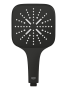 Ручной душ GROHE Rainshower SmartActive 130 Cube, 8,5 л/мин, 3 режима, матовый черный (265822430)