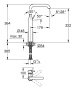 Смеситель для раковины GROHE Essence, XL-Size, суперсталь (32901DC1)
