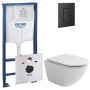 Комплект инсталляции GROHE Solido 3 в 1 с унитазом Вихрь CN11007T и звукоизоляционным комплектом (NW0815)