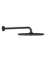 Верхний душ GROHE Rainshower Cosmopolitan Metal 310, 8 л/мин, 1 режим, 380 мм, матовый черный (260662430)