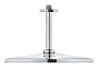 Верхний душ с потолочным душевым кронштейном 142 мм, 1 режим струи, GROHE Rainshower Mono 310 Cube, хром, (26565000)