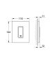 Панель смыва для писсуара GROHE Skate Cosmopolitan, 1 режим, нержавеющая сталь (38784SD0)