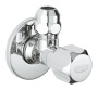 Угловой вентиль GROHE 1/2"-3/8" для подключения смесителей, хром (2201700M)