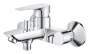 Смеситель для ванны GROHE Start Edge QuickFix, хром (24198001)