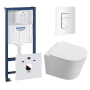 Комплект инсталляции GROHE Rapid SL 38772SH0 с унитазом Aquatek ТАУРУС AQ1580T-00 и сиденьем с микролифтом (NW0351)