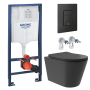 Комплект инсталляции GROHE Solido 38811KF0 с унитазом Aqueduto CONE Plus CONT0240 и раковиной Aqueduto ESPIRAL ESP0440 (NW0495)
