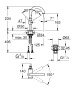 Смеситель для раковины GROHE Atrio, хром (32043003)