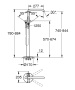 Внешняя часть смесителя для ванны GROHE Essence напольного монтажа, хром (23491001)