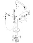 Внешняя часть смесителя для ванны GROHE Essence напольного монтажа, хром (23491001)