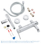 Смеситель для ванны GROHE Essence, хром (33628001)