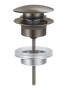 Донный клапан для раковины GROHE, сатиновый графит (65807MG0)