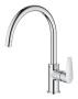 Смеситель для кухонной мойки GROHE Start Edge QuickFix с высоким C-образным изливом, хром (30529001)