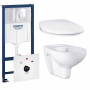 Готовый набор для туалета GROHE Bau Ceramic с комплектом инсталляции (NW0006)