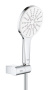 Душевой набор GROHE Rainshower SmartActive 130, 3 режима, 1500 мм, 9,5 л/мин, белая луна (26580LS0)