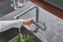 Смеситель для кухонной мойки GROHE Blue Pure Minta с функцией фильтрации, с фильтром в комплекте, хром (30382000)