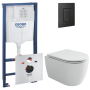 Комплект инсталляции GROHE Solido 3 в 1 с унитазом Ной CN4011T и звукоизоляционным комплектом (NW0803)