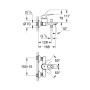 Готовый комплект для ванной комнаты GROHE BauLoop, хром (NB0010)