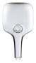 Ручной душ GROHE Rainshower SmartActive 130 Cube, 9,5 л/мин, 3 режима, хром (26582000)