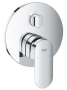 Внешняя часть смесителя для ванны GROHE Plus с переключателем на 3 положения, хром (24093004)