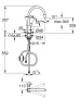 Смеситель для кухни GROHE BauEdge с вытяжным изливом, хром (30536000)
