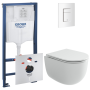 Комплект инсталляции GROHE Rapid SL 3 в 1 с унитазом Вога CN4012T и звукоизоляционным комплектом (NW0840)