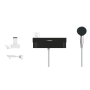 Душевой набор GROHE Purefoam, 2 режима, 1750 мм, 7,6 л/мин, хром/черный (1033670000)