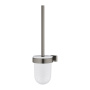 Туалетный ёршик GROHE Essentials Cube с держателем, темный графит матовый (40513AL1)