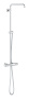 Душевая система GROHE Euphoria System с термостатом для душа, хром (26241001)