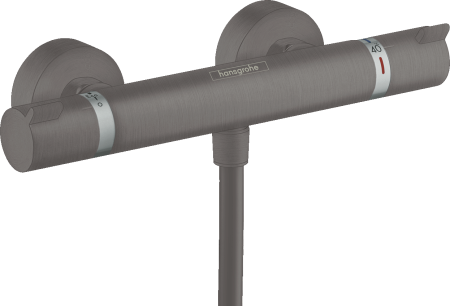 Термостат для душа hansgrohe Ecostat Comfort 13116340, шлифованный черный хром