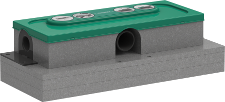 Монтажная часть слива для душа hansgrohe uBox universal для плоской установки 01000180