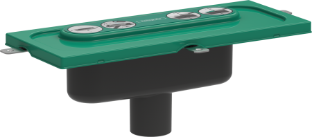 Монтажная часть слива для душа hansgrohe uBox universal для вертикальной установки 01002180