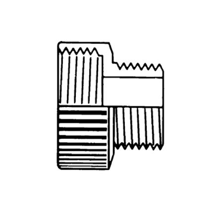 Переходник с резьбой 3/4-1/2 hansgrohe 02024000, хром