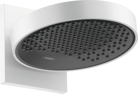 Верхний душ hansgrohe Rainfinity 250 1jet EcoSmart с настенным креплением 26227700, матовый белый