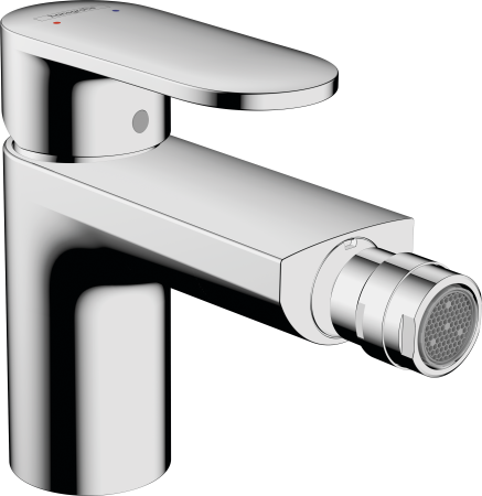Смеситель для биде hansgrohe Vernis Blend с металлическим сливным гарнитуром 71218000, хром