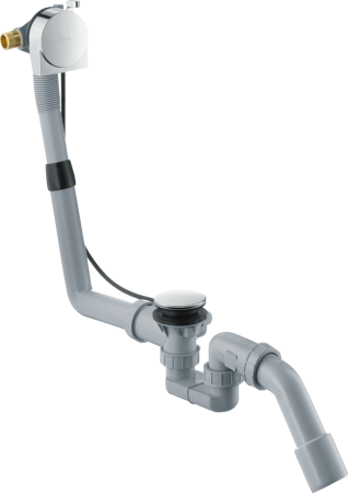 Система налива/слива-перелива для стандартных ванн hansgrohe Exafill S 58113000, хром