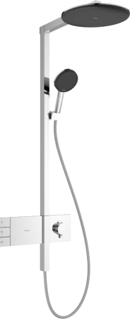 Душевая система hansgrohe Raindance Alive S Showerpipe 300 2jet с термостатом ShowerSelect Comfort, 24595000, хром