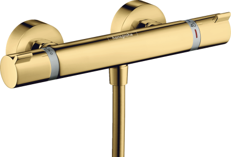 Термостат для душа hansgrohe Ecostat Comfort 13116990, полированное золото